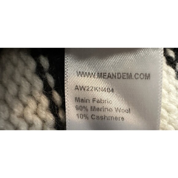 ME+EM MERINO CASHMERE BRETON STRIPE SWEATER SIZE MEDIUM RARE - Picture 14 of 15